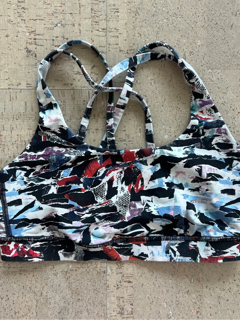 Lululemon Free To Be Serene Bra | Abstract Print | Est Size 6